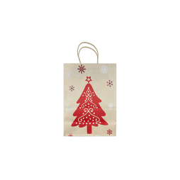 Kraft Christmas Tree Bag 15x8x21cm (10pcs)