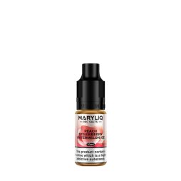 Peach Strawberry Watermelon Ice Nic Salt 10ml - Maryliq by Lost Mary