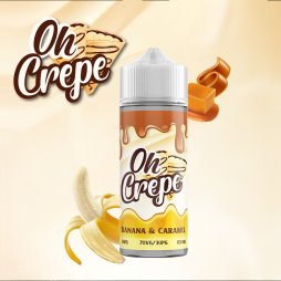 Banana & Caramel 0mg 100ml - Oh Crepe by VapeIQ