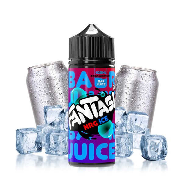 NRG Ice 0mg 100ml - Bar Juice by Fantasi