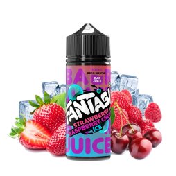 Strawberry Raspberry Cherry Ice 0mg 100ml - Bar Juice by Fantasi