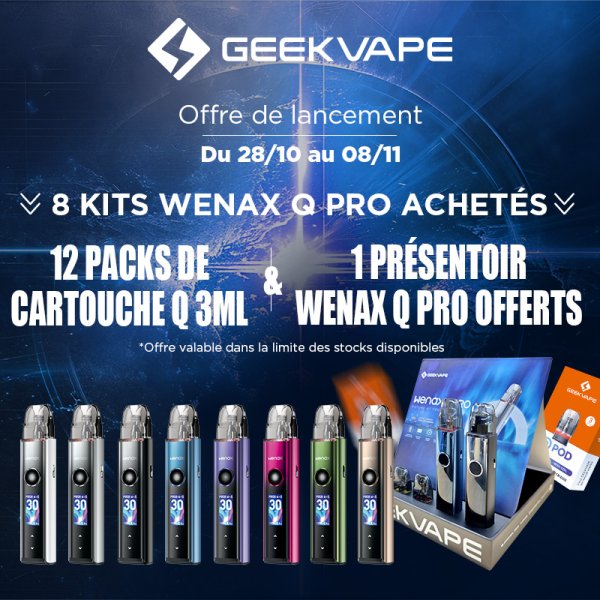 8+12 Wenax Q Pro Discovery Offer - Geekvape