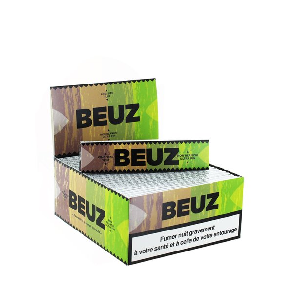 Brown Slim Large Rolling Sheets (50pcs) - Beuz