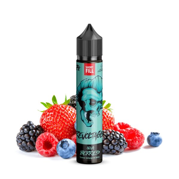 Aqua Berries 0mg 50ml - Revoltage