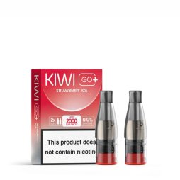 Cartouche Pré-remplie Strawberry Ice Kiwi Go+ (2pcs) - Kiwi Vapor