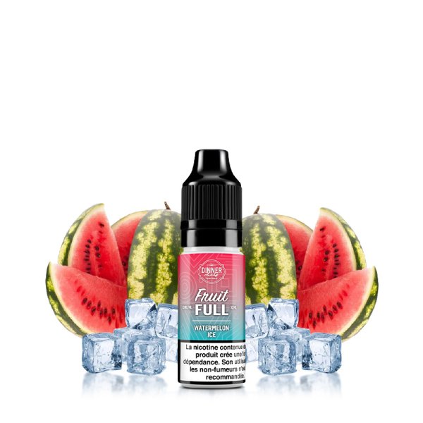 Watermelon Ice Nic Salts 10ml - Fruit Full by Dinner Lady