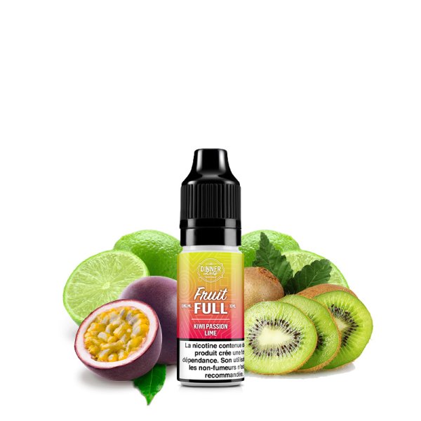 Kiwi Passion Lime Nic Salts 10ml - Fruit Full by Dinner Lady