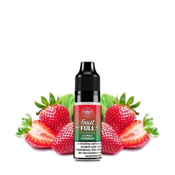 Ultimate Strawberry Nic Salts 10ml - Fruit Full by Dinner Lady