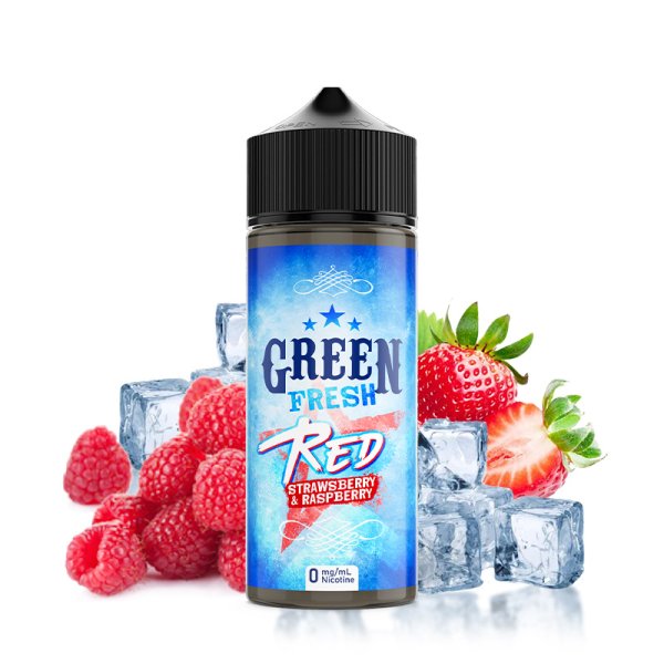 Red 0mg 100ml - Green Fresh by Eliquid France