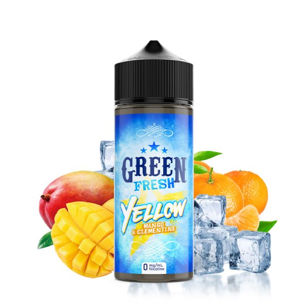 Yellow 0mg 100ml - Green Fresh by Eliquid France