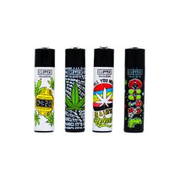 Weed Time Lighter Set (48pcs) - Clipper