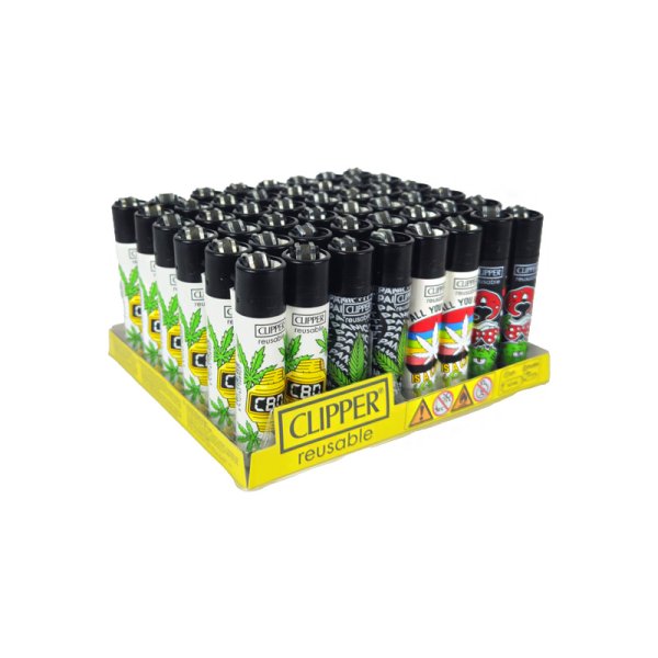 Weed Time Lighter Set (48pcs) - Clipper