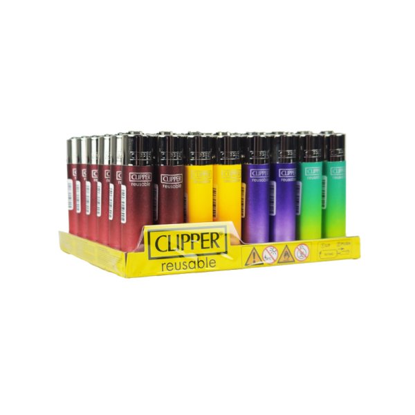 Lot de Briquet GM Metal Gradient (48pcs) - Clipper