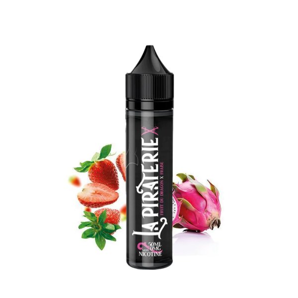 Dragon Fruit Strawberry 0mg 50ml - La Piraterie