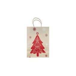 Kraft Christmas Tree Bag 25x35x8cm (10pcs)