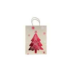 Kraft Christmas Tree Bag 25x35x8cm (10pcs)