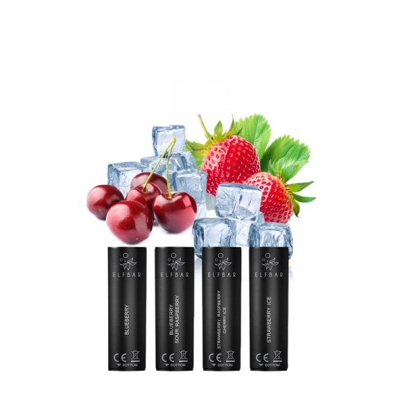 Prefilled Cartridge 2ml Berry Edition 20mg (4pcs) - Elfbar