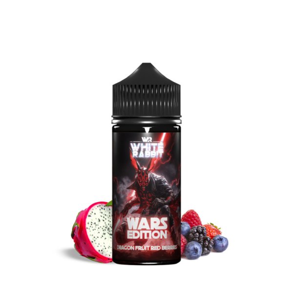 Dragon Fruit Red Berries 0mg 100ml - Wars Edition by White Rabbit