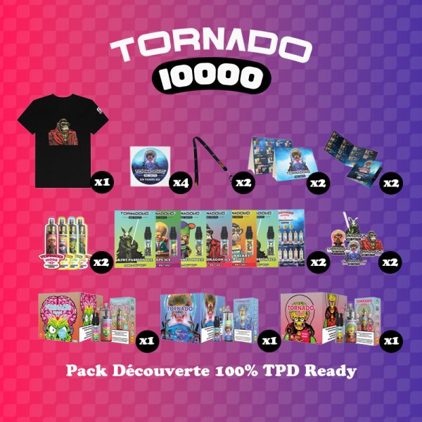 Mini Discovery Pack 100% TPD Ready - Tornado 10000