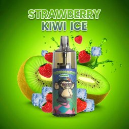 10000 Puff Strawberry Kiwi Ice 10ml - Tornado by Gobar