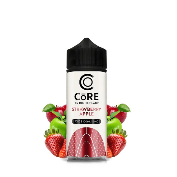 Strawberry Apple 0mg 100ml - Core by Dinner Lady