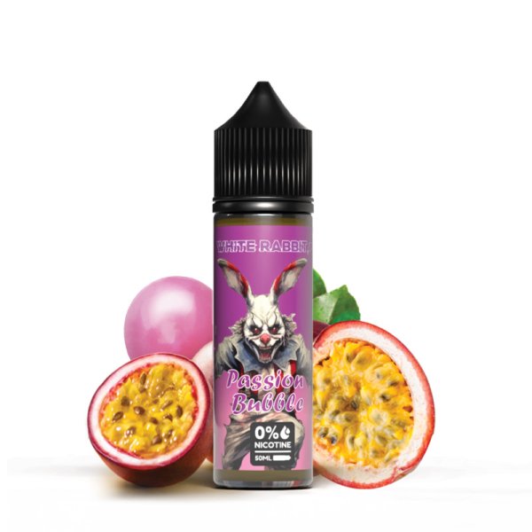 Passion Bubble 0mg 50ml - White Rabbit