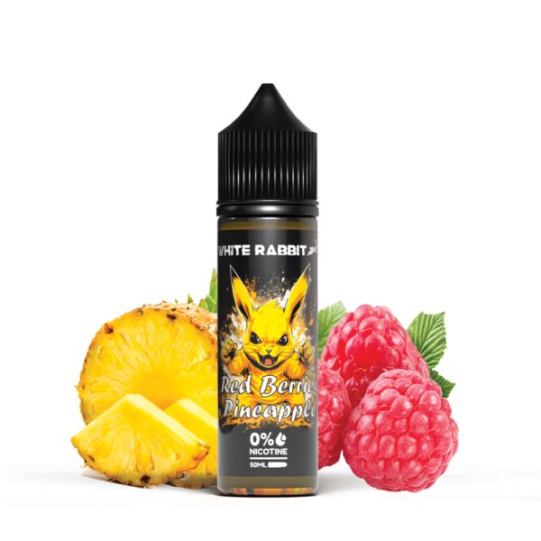 Red Berries Pineapple 0mg 50ml - White Rabbit