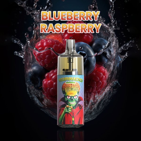 10000 Puff Blueberry Raspberry 10ml - Tornado by Gobar