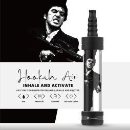 E-Chicha Portable Hookah Air 6ml 3200mAh Scarface Limited Edition (1000pcs) - Fumytech