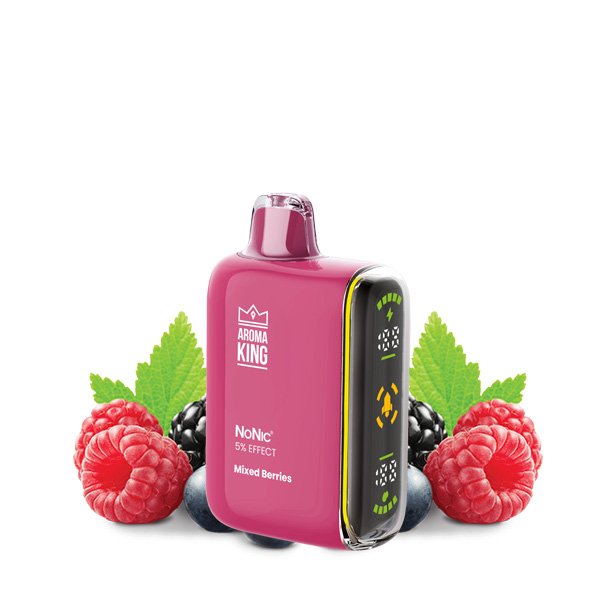 Puff NoNic Galaxy 15000 Mixed Berries TPD Ready - Aroma King