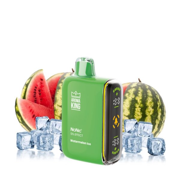 Puff NoNic Galaxy 15000 Watermelon Ice TPD Ready - Aroma King