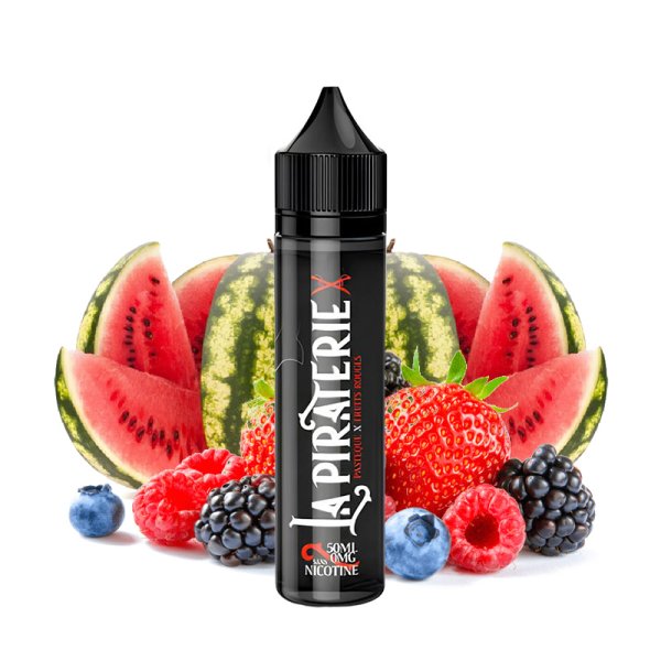 Watermelon Red Berries 0mg 50ml - La Piraterie