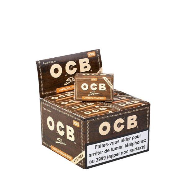 OCB Slim Virgin Leaf Rolls + Filters (16pcs) - OCB