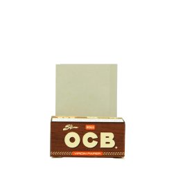 OCB Slim Virgin Leaf Rolls + Filters (24pcs) - OCB