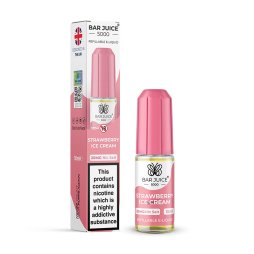 Strawberry Ice Cream Nic Salts 10ml 20mg - Bar Juice 5000