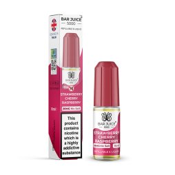 Strawberry Cherry Raspberry Nic Salts 10ml 20mg - Bar Juice 5000