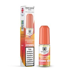 Strawberry Banana Nic Salts 10ml 20mg - Bar Juice 5000