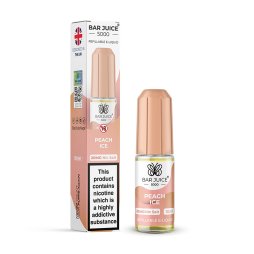 Peach Ice Nic Salts 10ml 20mg - Bar Juice 5000