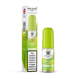 Lemon and Lime Nic Salts 10ml 20mg - Bar Juice 5000