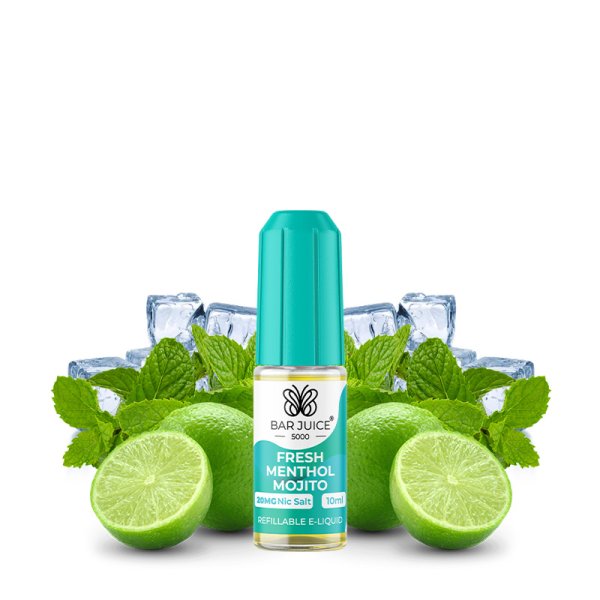 Fresh Menthol Mojito Nic Salts 20mg 10ml - Bar Juice 5000