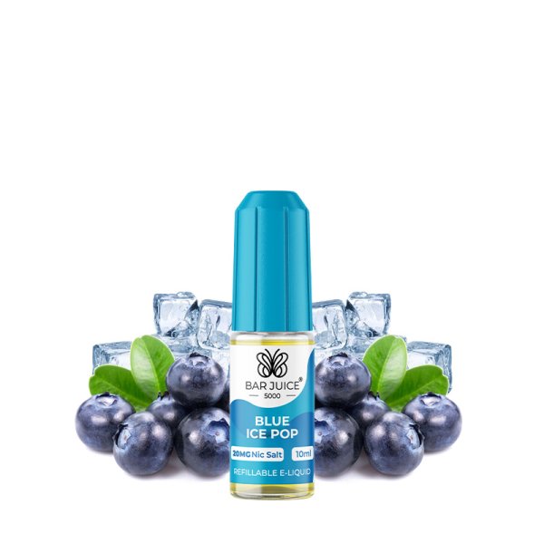 Blue Ice Pop Nic Salts 20mg 10ml - Bar Juice 5000