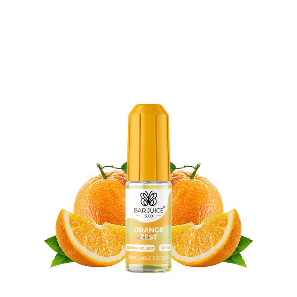 Orange Zest Nic Salts 10ml 20mg - Bar Juice 5000