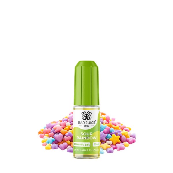 Sour Rainbow Nic Salts 10ml 20mg - Bar Juice 5000