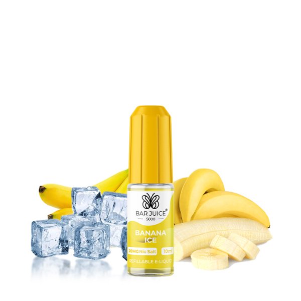 Banana Ice Nic Salts 10ml 20mg - Bar Juice 5000