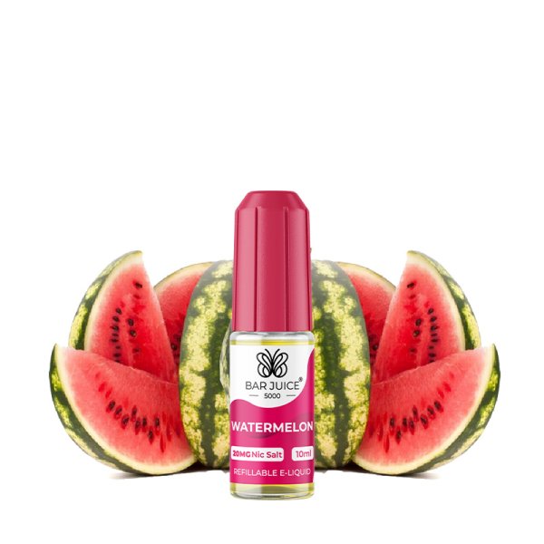 Watermelon Nic Salts 10ml 20mg - Bar Juice 5000