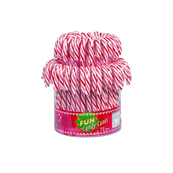 Tubo de 72 Candy Canes Cerise 1kg - Hamlet