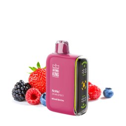 Puff NoNic Galaxy 15000 Mixed Berries TPD Ready - Aroma King