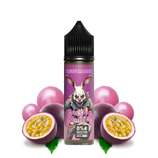 Passion Bubble 0mg 50ml - White Rabbit