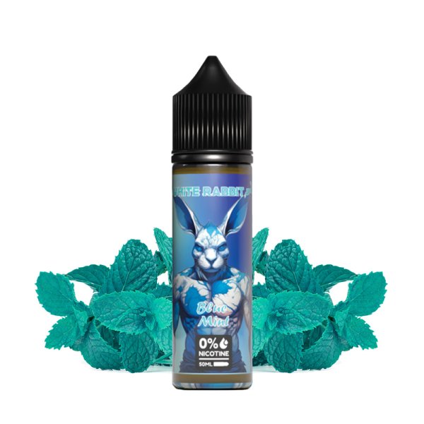 Blue Mint 0mg 50ml - White Rabbit