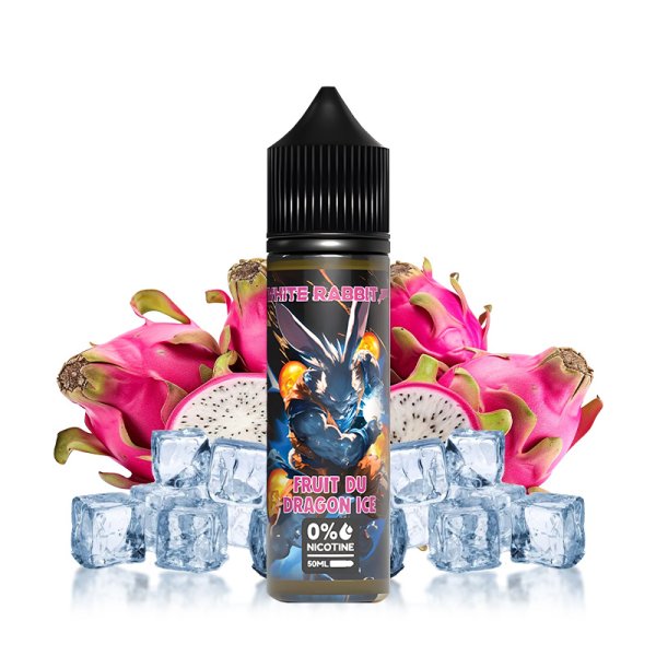 Dragon Fruit Ice 0mg 50ml - White Rabbit